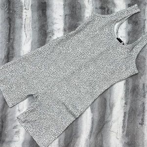 Grey Cheetah Romper